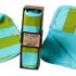 Organic Cotton Bib + Burp Set (Turquoise/Green)