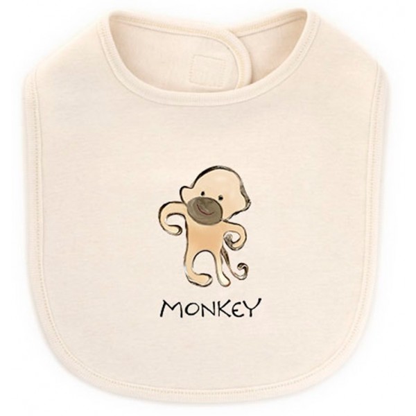 Organic Cotton Bib - Monkey - Kee-Ka - BabyOnline HK