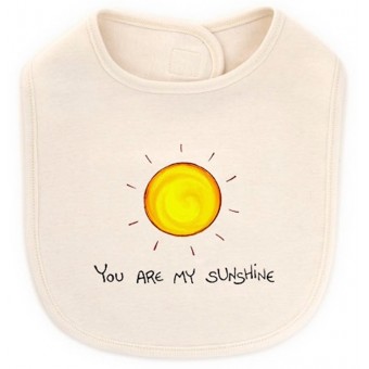 有機棉口水肩 - You Are My Sunshine