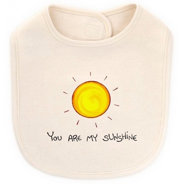 Organic Cotton Bib - You Are My Sunshine - Kee-Ka - BabyOnline HK