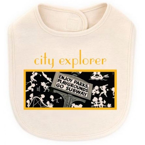 Organic Cotton Bib - City Explorer - Kee-Ka - BabyOnline HK