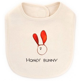 有機棉口水肩 - Honey Bunny 兔仔