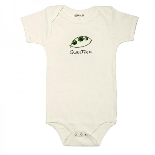 Organic Cotton S/S Bodysuit - SweetPea (3-6M) - Kee-Ka - BabyOnline HK