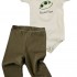 Organic Cotton S/S Bodysuit + Legging Gift Set - SweetPea (3-6M)