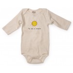 有機棉長袖連身衣 - 太陽 (3-6個月) - Kee-Ka - BabyOnline HK