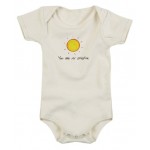 有機棉短袖連身衫 - 太陽 (3-6個月) - Kee-Ka - BabyOnline HK