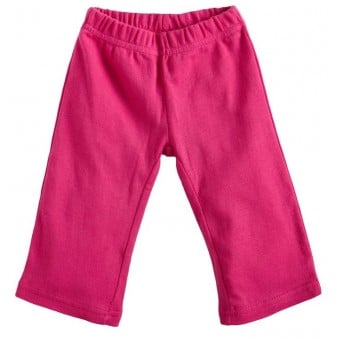 Organic Cotton Yoga Pants - Pink (3-6m)