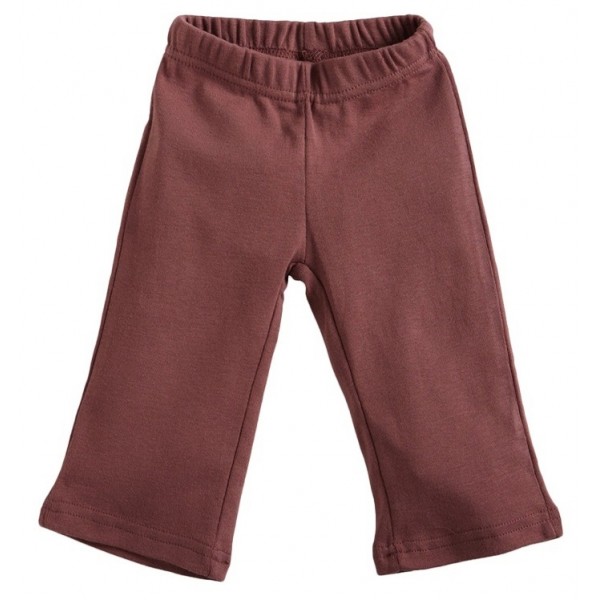 Organic Cotton Yoga Pants - Chocolate (0-3m) - Kee-Ka - BabyOnline HK