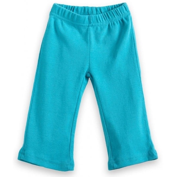Organic Cotton Yoga Pants - Turquoise (0-3m) - Kee-Ka - BabyOnline HK