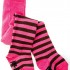 有機棉褲襪 - Pink/Chocolate (6-12個月)