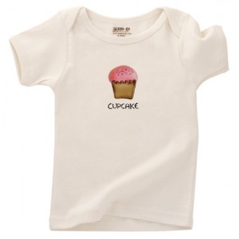 Organic Cotton S/S Lap T-Shirt - Cupcake (18-24M)
