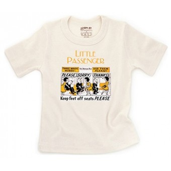 Organic Cotton S/S T-Shirt - Little Passenger (4T)