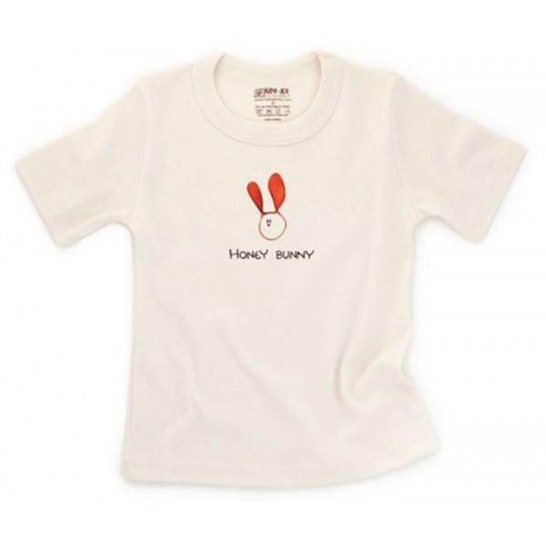 有機棉短袖T-恤 - 兔仔 (4歲) - Kee-Ka - BabyOnline HK
