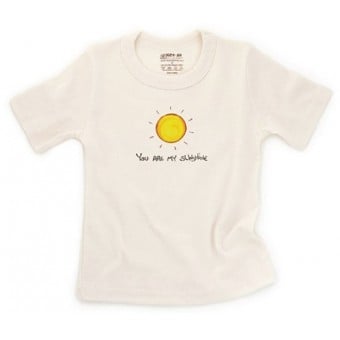 有機棉短袖T-恤 - 太陽 (2歲)