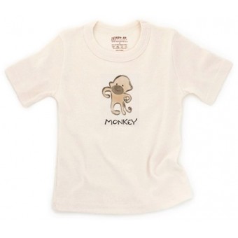 有機棉短袖T-恤 - Monkey (4歲)