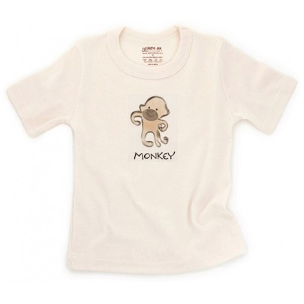 有機棉短袖T-恤 - Monkey (4歲) - Kee-Ka - BabyOnline HK