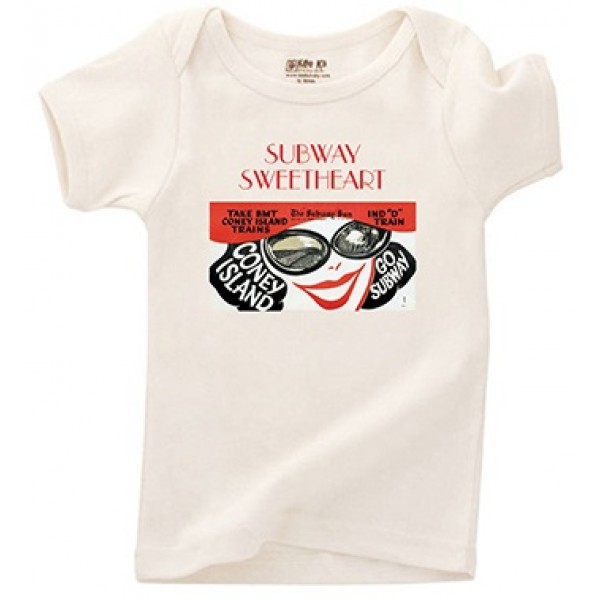 Organic Cotton S/S Lap T-Shirt - Subway Sweetheart (12-18M) - Kee-Ka - BabyOnline HK