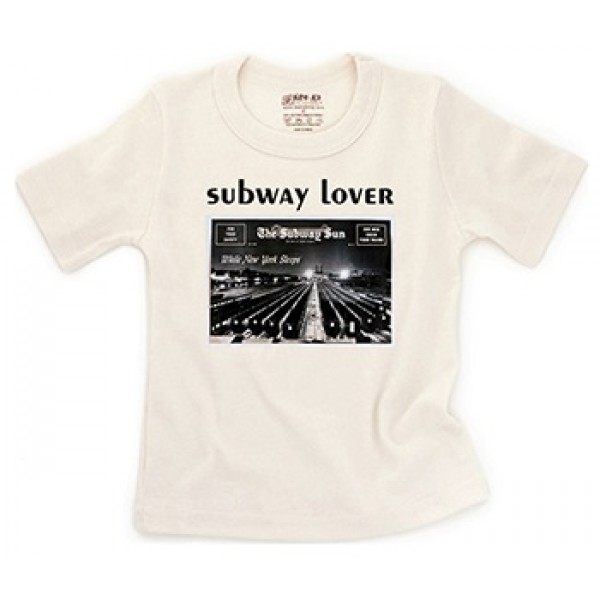 Organic Cotton S/S T-Shirt - Subway Lover (2T) - Kee-Ka - BabyOnline HK