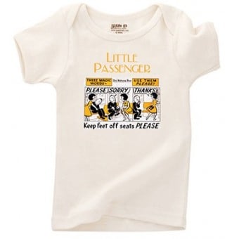 有機棉短袖T-恤 - Little Passenger  (6-12個月)