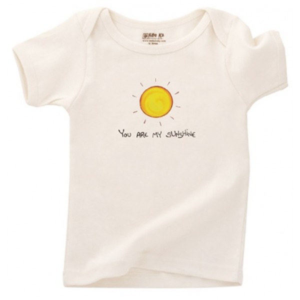 Organic Cotton S/S Lap T-Shirt - You are My Sunshine (12-18M) - Kee-Ka - BabyOnline HK