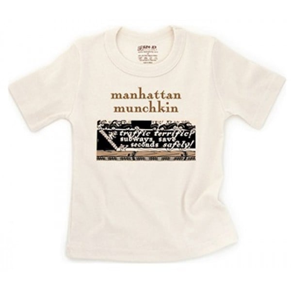 Organic Cotton S/S T-Shirt - Manhattan Munchkin (4T) - Kee-Ka - BabyOnline HK