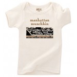 Organic Cotton S/S Lap T-Shirt - Manhattan Munchkin (12-18M) - Kee-Ka - BabyOnline HK