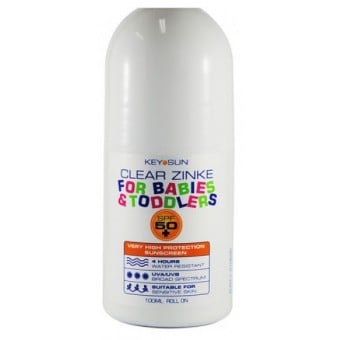 Clear Zinke For Babies & Toddlers SPF50+ (Roll On) 100ml