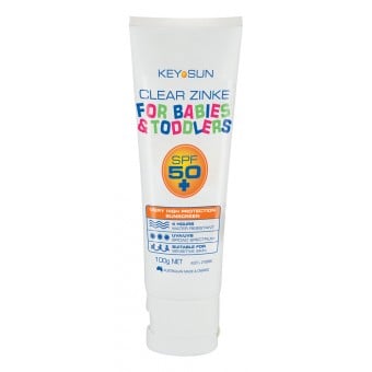 Clear Zinke For Babies & Toddlers SPF50+ 100g