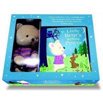 Little Bear's Bedtime Prayer Cloth Book and Plush Bear