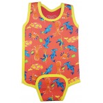 BabyWarma 嬰兒保暖泳衣 - 粉紅海洋朋友 (6-12 個月) - Konfidence - BabyOnline HK