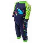UV50+ E-Flex Splashy Swimsuit - Navy/Lime Fergal (6-9M) - Konfidence - BabyOnline HK