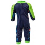 UV50+ E-Flex Splashy Swimsuit - Navy/Lime Fergal (9-12M) - Konfidence - BabyOnline HK