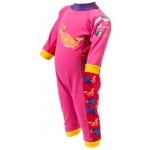 UV50+ E-Flex Splashy Swimsuit - Pink Joni (6-9M) - Konfidence - BabyOnline HK