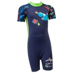 UV50+ E-Flex Splashy Swimsuit - Navy/Lime Fergal (2-3Y) - Konfidence - BabyOnline HK