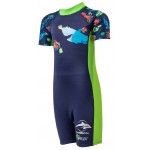 UV 50+ E-Flex 保暖泳衣 - 深藍 (4-5歲) - Konfidence - BabyOnline HK