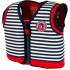 Konfidence Original Swim Jacket - Hamptons Navy Stripe (6-7 years)
