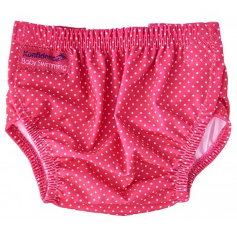 AquaNappy 游泳布片褲 - 粉紅小點