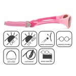 Koolsun FLEX Baby Sunglasses (0-3 Years) - Pink Sorbet - Koolsun - BabyOnline HK