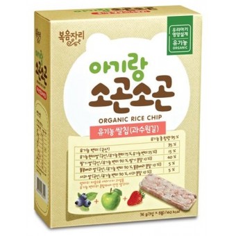 Organic Baby Rice Cake - Mixed Fruits (10 packets) (7m+)