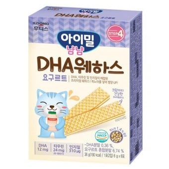 ILDONG 韓國BB威化餅 + DHA (6 包裝) - 7個月+