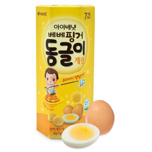 Small Baby Biscuit - Egg 60g (7m+) - Ivenet - BabyOnline HK