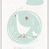 韓國 Petit Bird 竹纖維嬰幼兒防水保潔床墊 (65 x 85) - 天鵝
