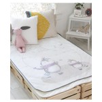 韓國 Petit Bird 竹纖維嬰幼兒防水保潔床墊 (65 x 85) - 企鵝 - Petit Bird - BabyOnline HK