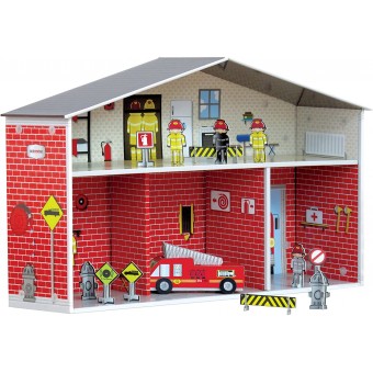 Dylan - Fire Station Playset [Packing Box Dented]