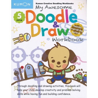Kumon - My Awesome Doodle & Draw Workbook (5 & Up)