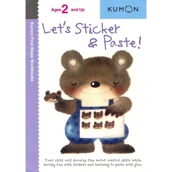 Kumon First Step - Let's Sticker and Paste! (Age 2+) - Kumon - BabyOnline HK