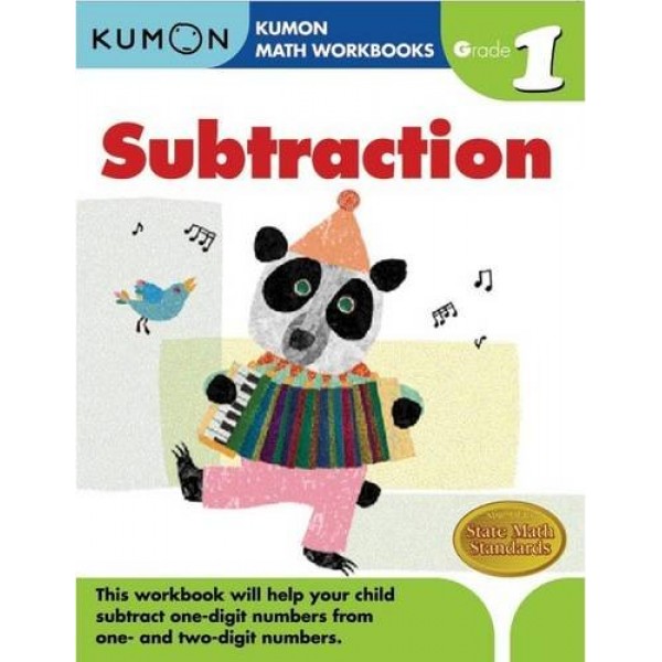 Kumon - Math Workbook - Subtraction (Grade 1) - Kumon - BabyOnline HK
