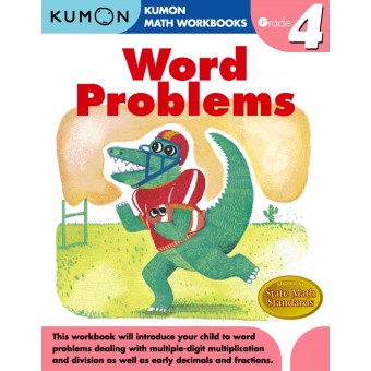 Kumon - Math Workbook - Word Problems (Grade 4)