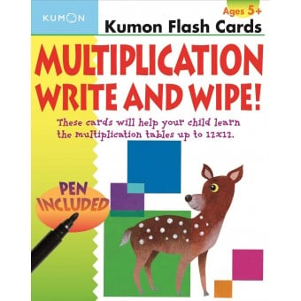 Kumon - Multiplication Write & Wipe Flash Cards
