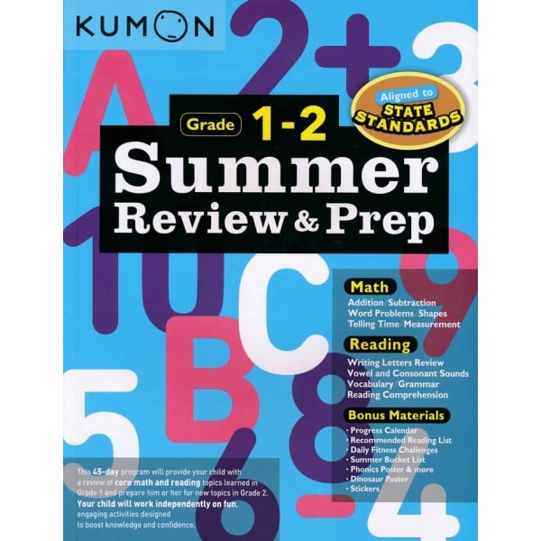 Kumon - Summer Review and Prep (Grade 1-2) - Kumon - BabyOnline HK